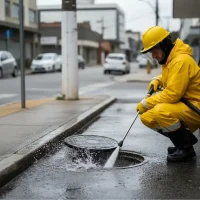 Serviço de hidrojateamento profissional